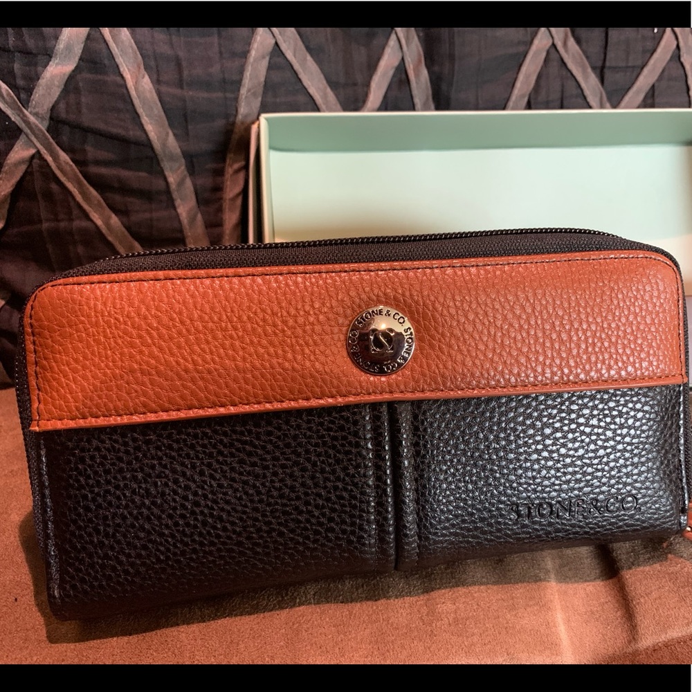 Leather Wallet by Stone & Co. New with Tags